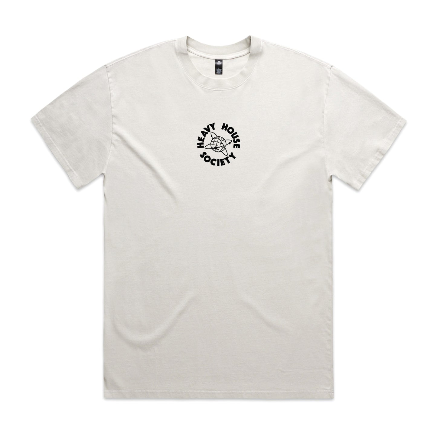 Heavy House Society 'Rhythm Snare Bass' Heavy Oversized T Shirt. LTD to 200 T Shirts