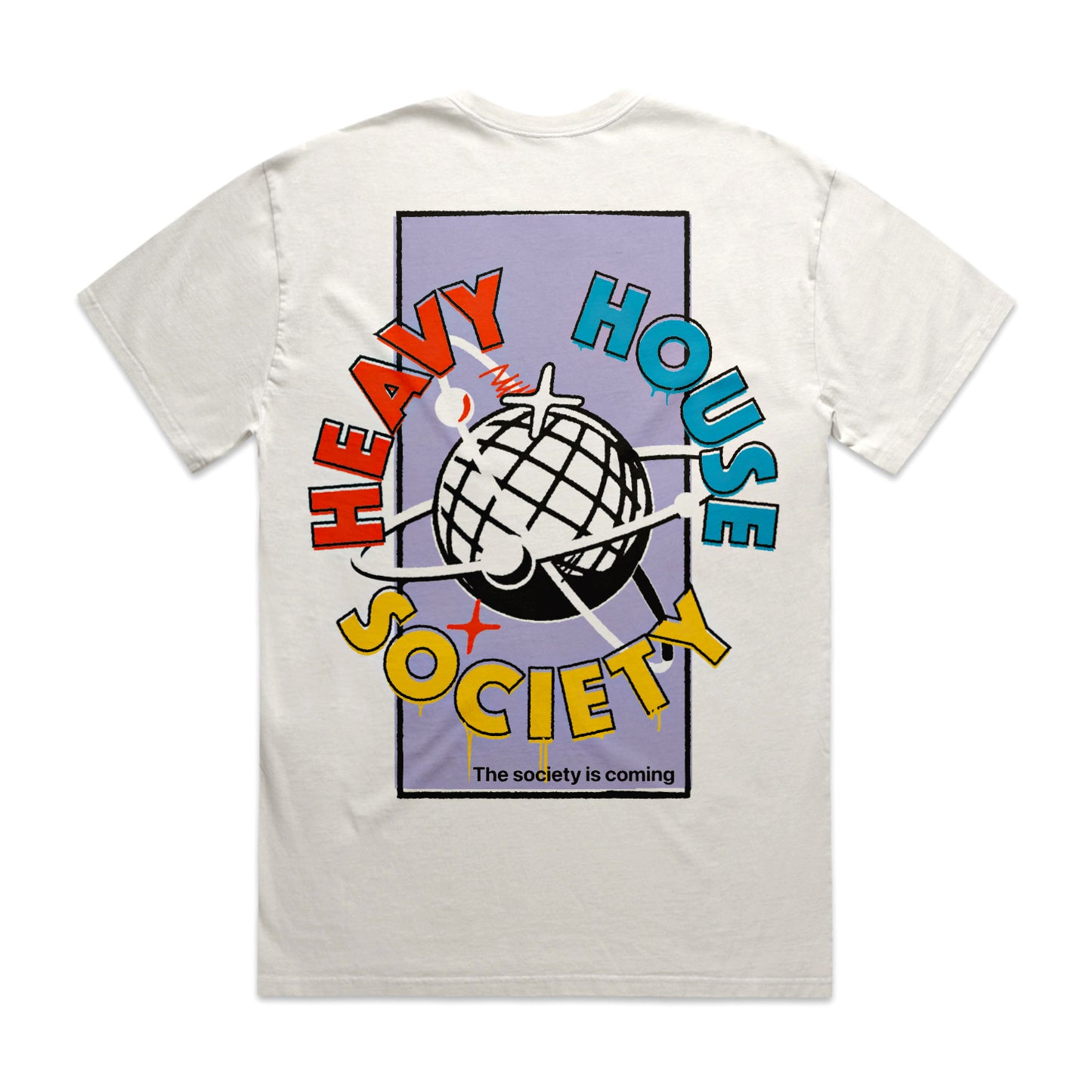 Heavy House Society Oversized Heavy T Shirt - Colour: Faded Bone